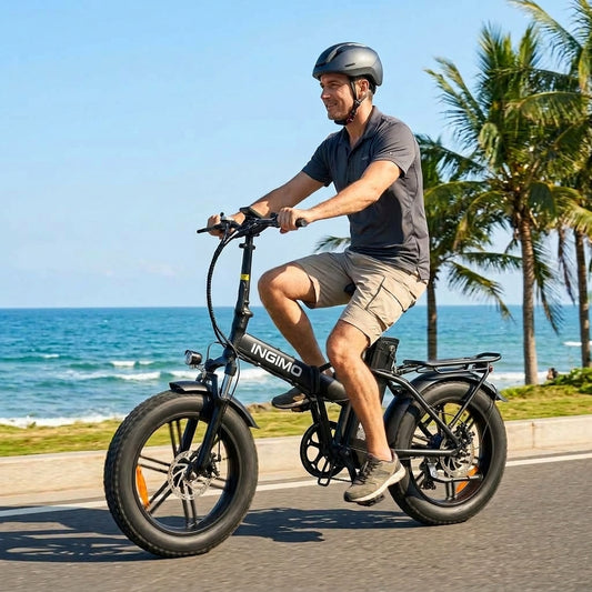 【Custom】INGIMO Y01 20×4.0 Folding Fat E-Bike 48V 20Ah 500W 7-Speed