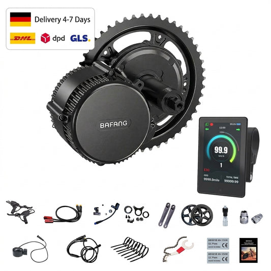 BAFANG CAN Mid Drive Motor Kit 48V 750W Display Brake Throttle