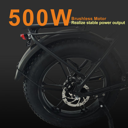 INGIMO 20×4.0 Folding Fat Tire Electric Bike – 48V 20Ah Battery, 250W Motor, 7-Speed