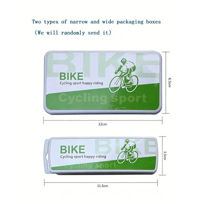 Portable Bicycle Inner Tube Patch Repair Kit | Bike Tire Levers + Patches + Rubber Cement Set