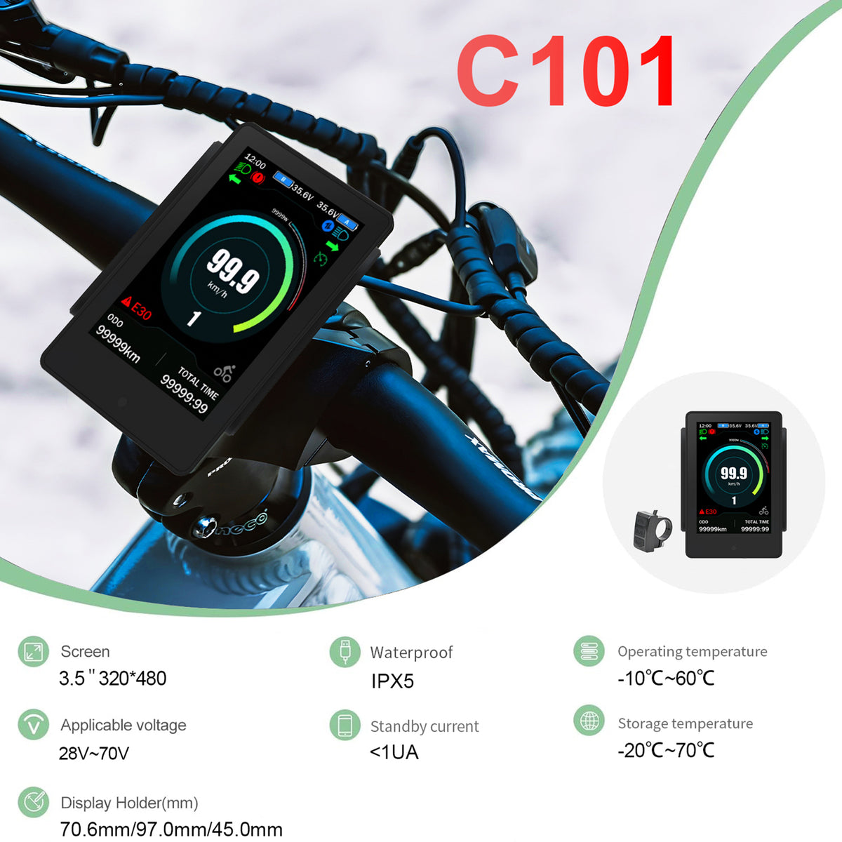 BAFANG CAN Mid Drive Motor Kit 48V 750W Display Brake Throttle