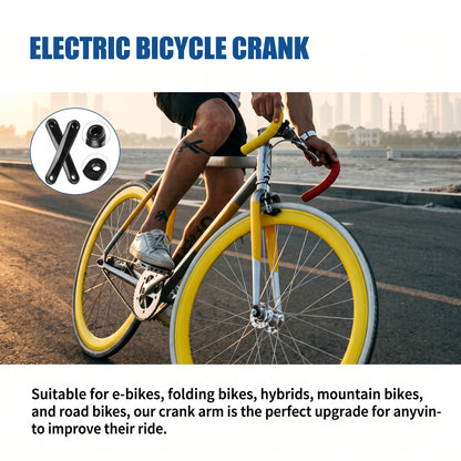 E-Bike Crank Arm Pedal Set 45° Square for BAFANG M300 M400