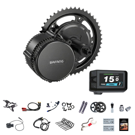 BAFANG CAN Mid Drive Motor Kit 48V 750W Display Brake Throttle