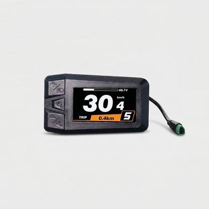 1.9 Inch TFT Color Display, CAN Protocol 5 Pin Male Triangular Connector, E-Bike Dashboard Compatible with Bafang BBS CAN Series Mid Drive Motors