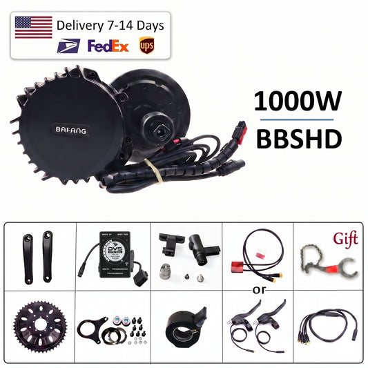 BAFANG 52V 1000W Mid Drive Conversion Kit with C18 & 860C UART Display