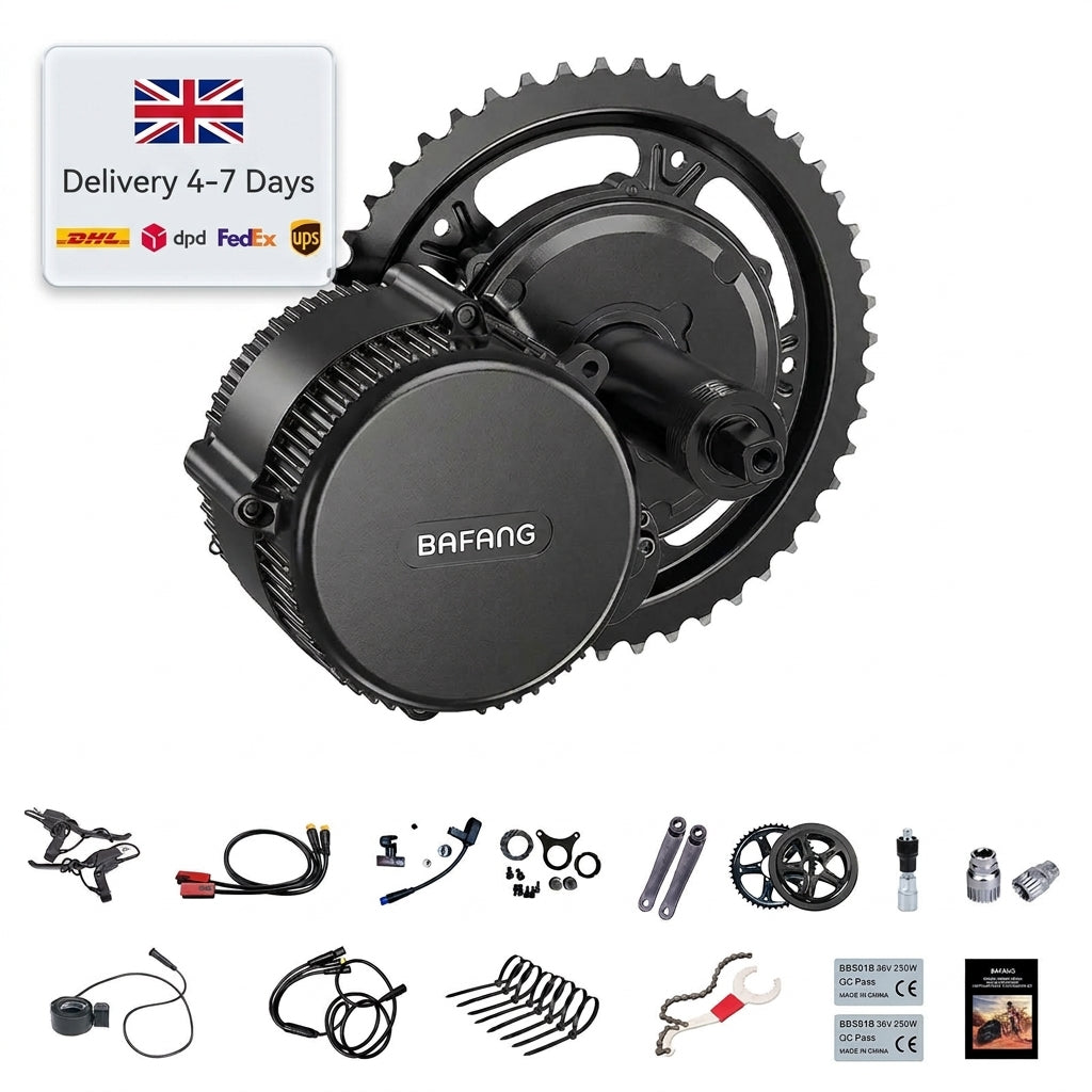 BAFANG 36V 250W 44T CAN Mid Drive Motor Kit with Brake