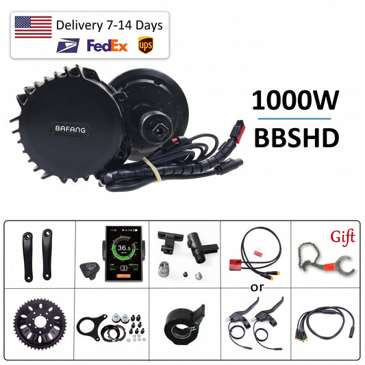 BAFANG BBS UART 48V 500W Mid Drive Motor Kit 44T 850C/C965/C18