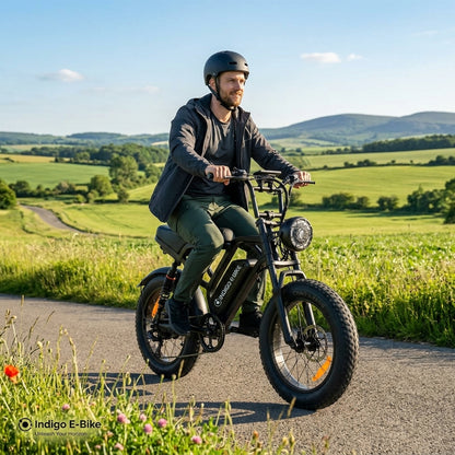 【Custom】INGIMO Y20 Fat Tire Electric Bike – 500W Motor, 48V 20Ah Battery