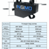 Budget INGIMO triangle frame e-bike lithium battery specs 48V35Ah & 52V35Ah, DMEGC 45E / SS50GB cells, dimension 37018080mm, weight 10.5-11kg for daily commute bikes