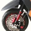 electric scooter front disc brake detail