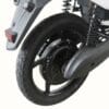 electric scooter rear wheel detail