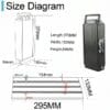 rear rack battery size diagram
