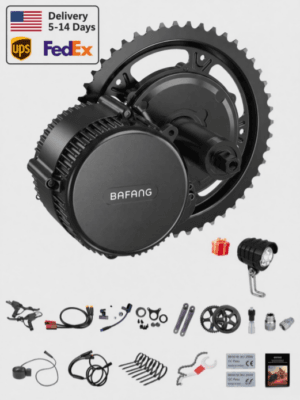 Bafang mid mount ebike motor kit 52V1000W CANBUS version full accessories package electric bicycle conversion kit