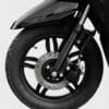 electric scooter front wheel detail