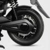 electric scooter rear wheel detail