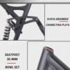 Four-bar mountain bike frame image1