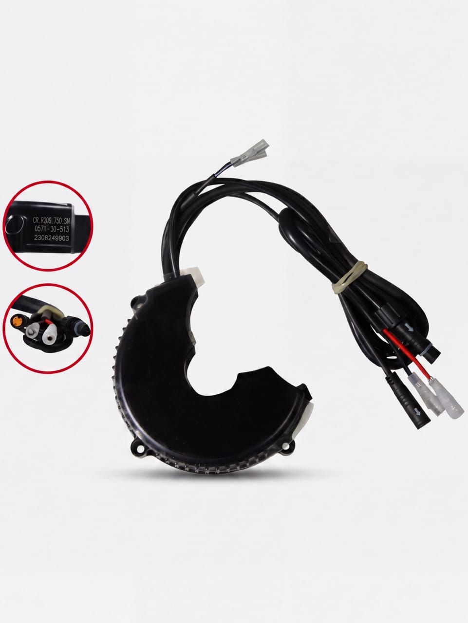 BAFANG replacement controller for BBS01, BBS02 and BBSHD mid drive electric bike motors with waterproof connectors, OEM replacement part for e-bike conversion kits.