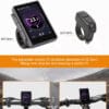 Adjustable bracket bicycle handlebars, easy mount for Bafang CAN e-bike dashboard