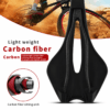 Ultra light carbon fiber rail bike saddle, high strength durable carbon sitting arch for mountain off-road riding, lightweight cycling seat accessory