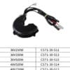 Upgraded new version BAFANG mid motor controller with full wiring harness, voltage power and controller code compatibility table for BBS01B BBS02B BBSHD ebike conversion kits