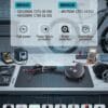 BAFANG mid drive motor controller system specifications infographic, BBSHD 1000W & BBS02B 750W parameters, full wiring connectors and multi-protection functions for e-bike conversion kit