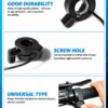 High durability 130X thumb throttle, screw hole left right universal mounting, suitable for electric bike and scooter handlebar thumb speed control