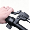 Demo picture of installing Bafang ebike brake lever on handle grip, human hand operation display