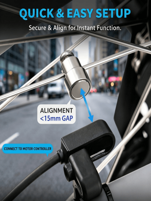 G4.3 4Pin CAN Bus Speed Sensor Compatible with Bafang BBS Series E-Bike Solve Error Code 21 - Image 5