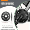 Dimensions and compatibility of the BAFANG 46T one-piece chainring for mid drive conversion kits