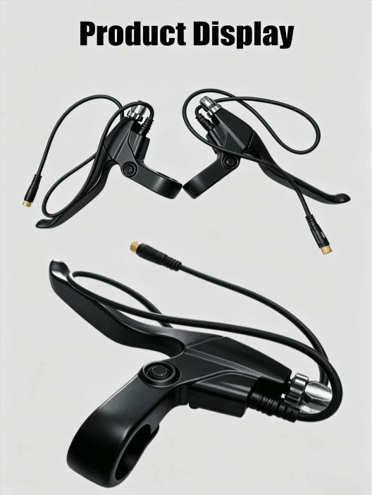 Bafang aluminum alloy ebike brake lever set with cut-off cable, 1 pair electric bicycle brake handle for e-bike,