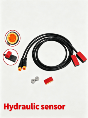 Dual 3 pin hydraulic brake sensor full set with magnet and 3M stickers for electric bike