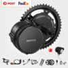 Black Bafang CANBUS mid drive ebike conversion kit complete full set with all mounting accessories, Canadian warehouse FedEx delivery 5-14 days