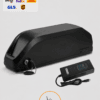 Electric bike lithium battery pack with charger and EU plug adapter for ebike conversion kits and electric bicycle replacement batteries